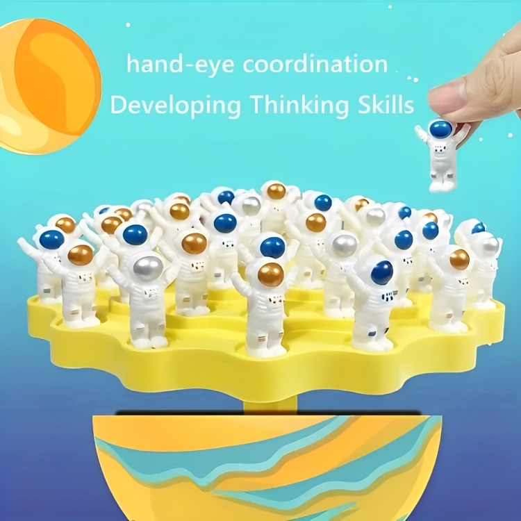 Stacking Toy Astronauts Focus-Building Set of 2