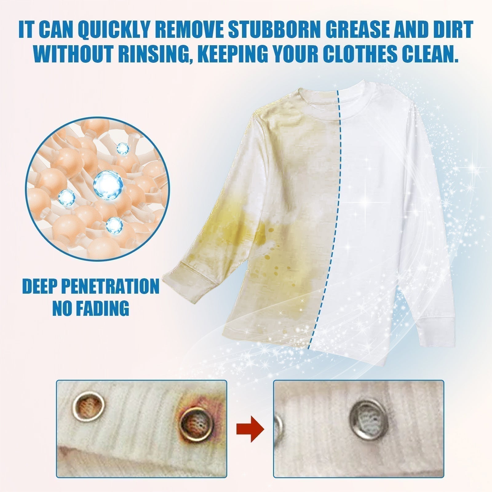 Stain Remover Spray Instant Color-Safe 60ml