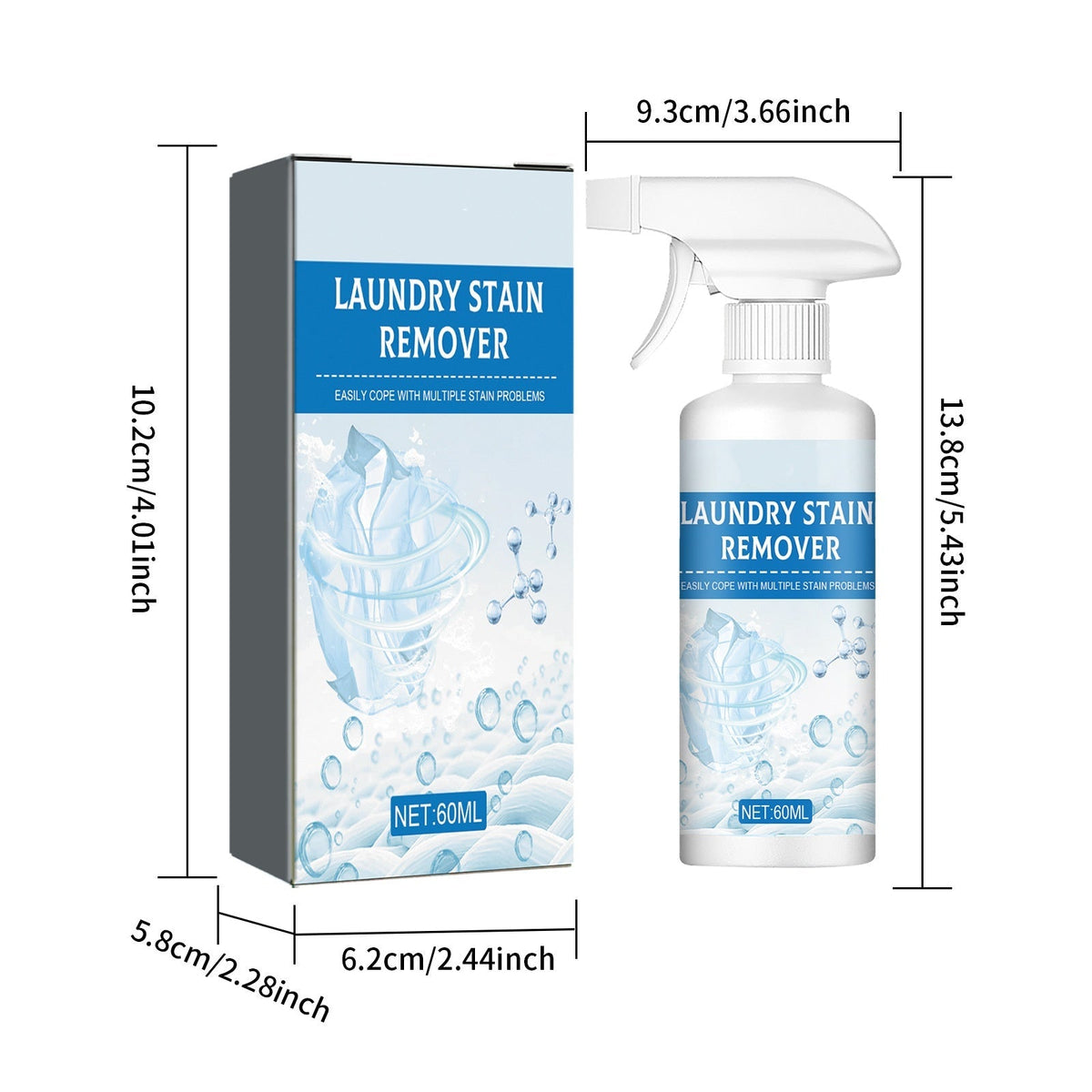 Stain Remover Spray Instant Color-Safe 60ml