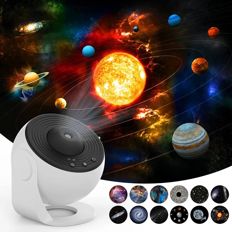 Star Projector 12 Constellations High-Res USB-C & Bluetooth