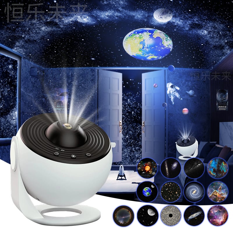 Star Projector 12 Constellations High-Res USB-C & Bluetooth
