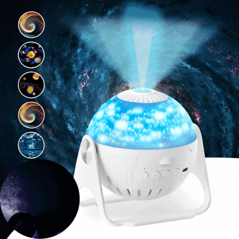 Star Projector Rotating USB Rechargeable Adjustable Focus