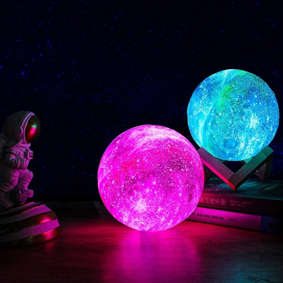 Star Projector Soft LED Rechargeable Touch Control