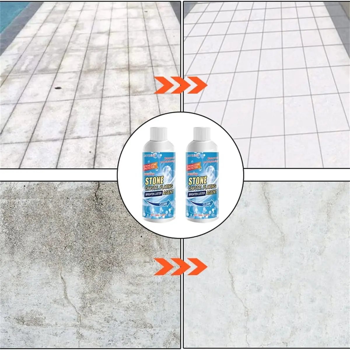 Stone Cleaner Natural Biodegradable Shine Restorer