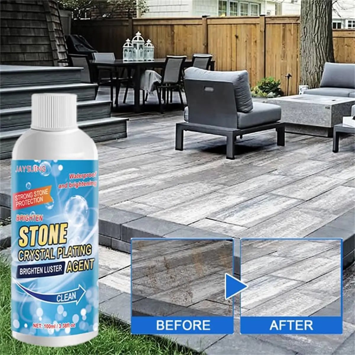 Stone Cleaner Natural Biodegradable Shine Restorer