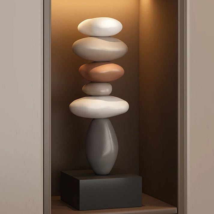 Stone Sculpture Stacked Minimalist Natural Stone