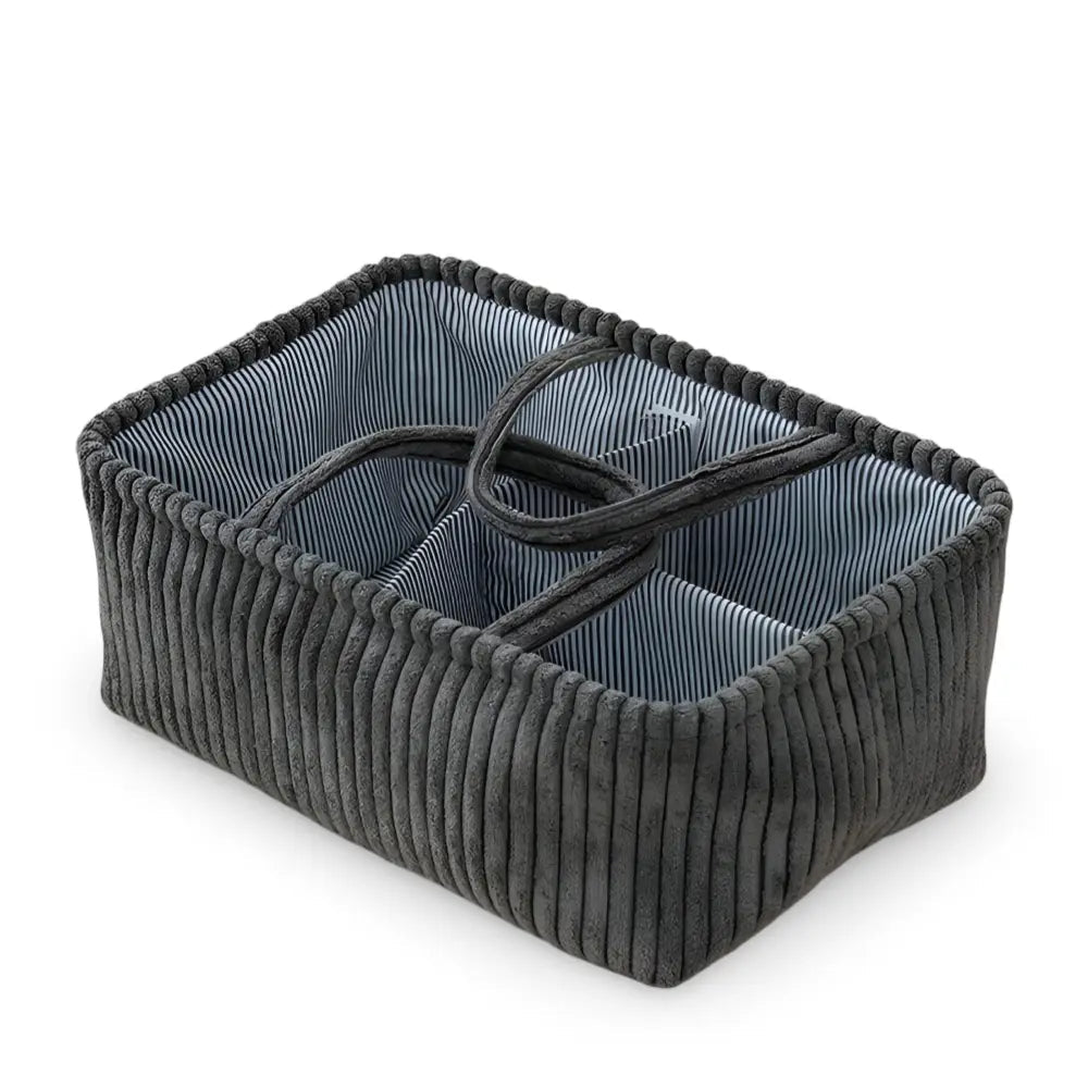 Storage Basket Multiple Compartments & Sturdy Handles