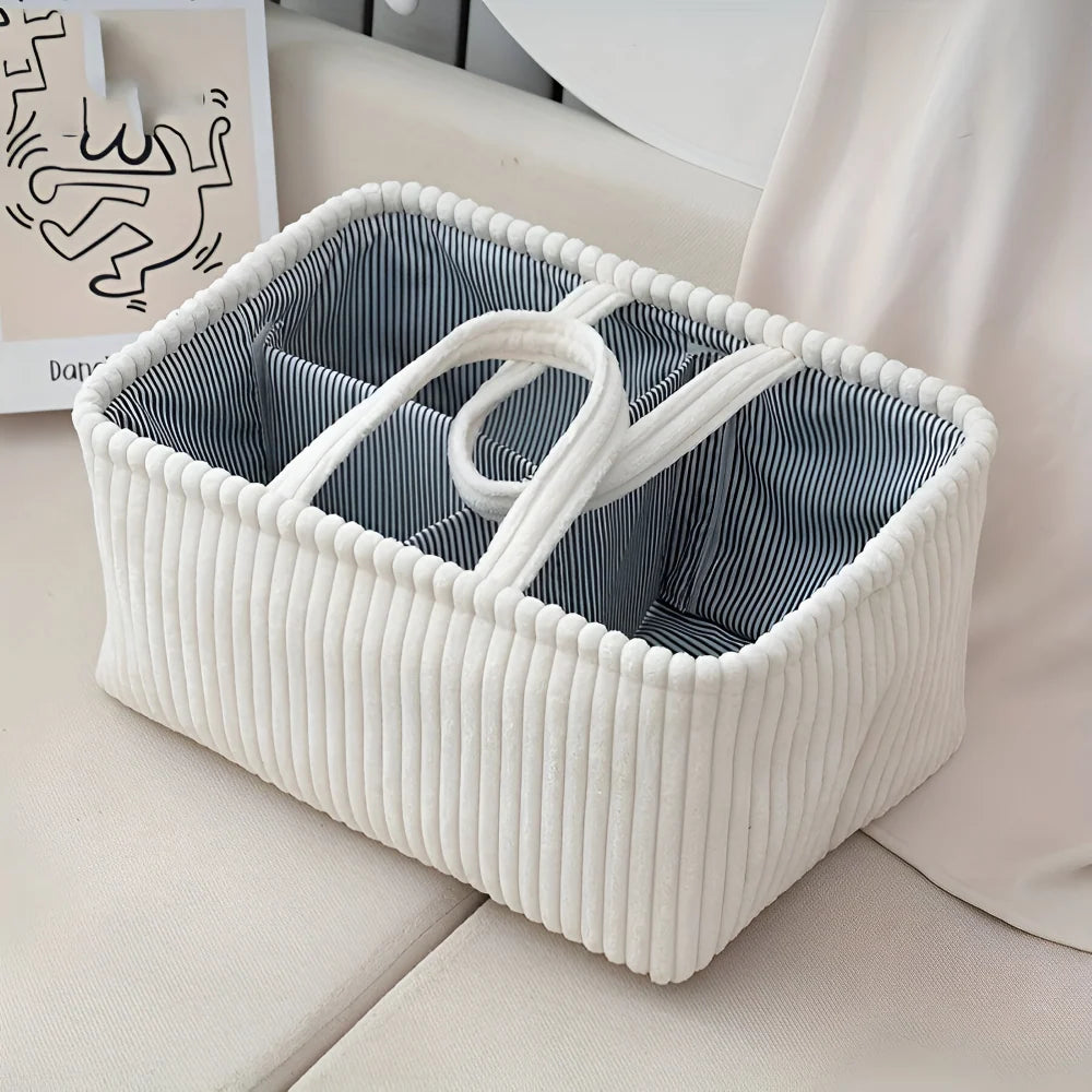 Storage Basket Organizer Open Design & Multiple Compartments