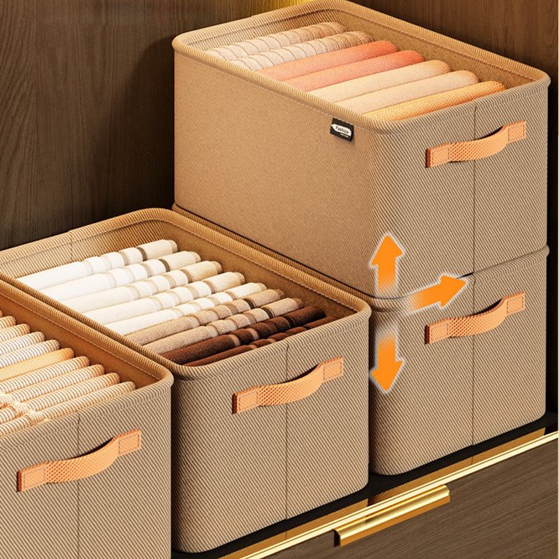 Storage Box Foldable Cord Fabric & Reinforced Handles