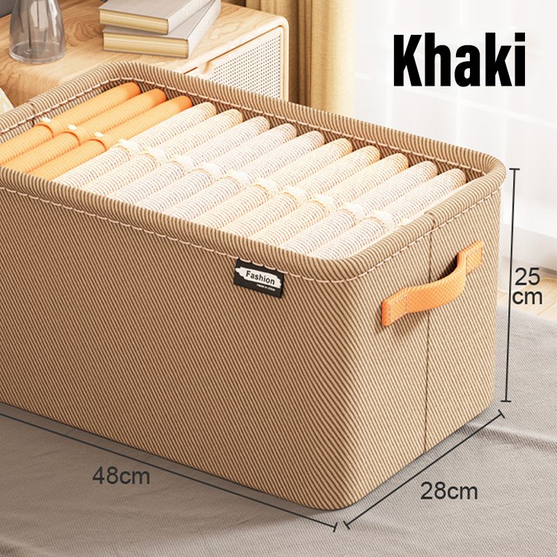 Storage Box Foldable Cord Fabric & Reinforced Handles
