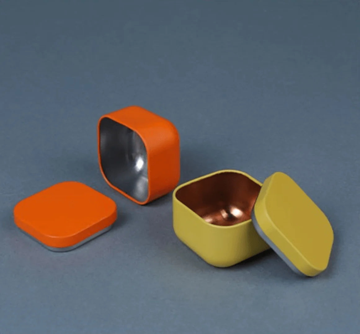 Storage Box Metal Compact Sealed Closure