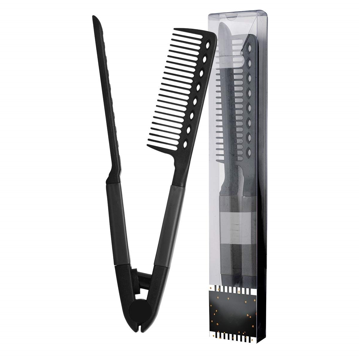 Straightening Comb V-Shaped Gentle Detangling & Heat Protection