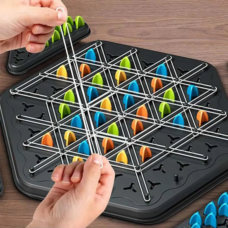 Strategy Board Game Durable ABS Plastic Stackable 2-4 Players