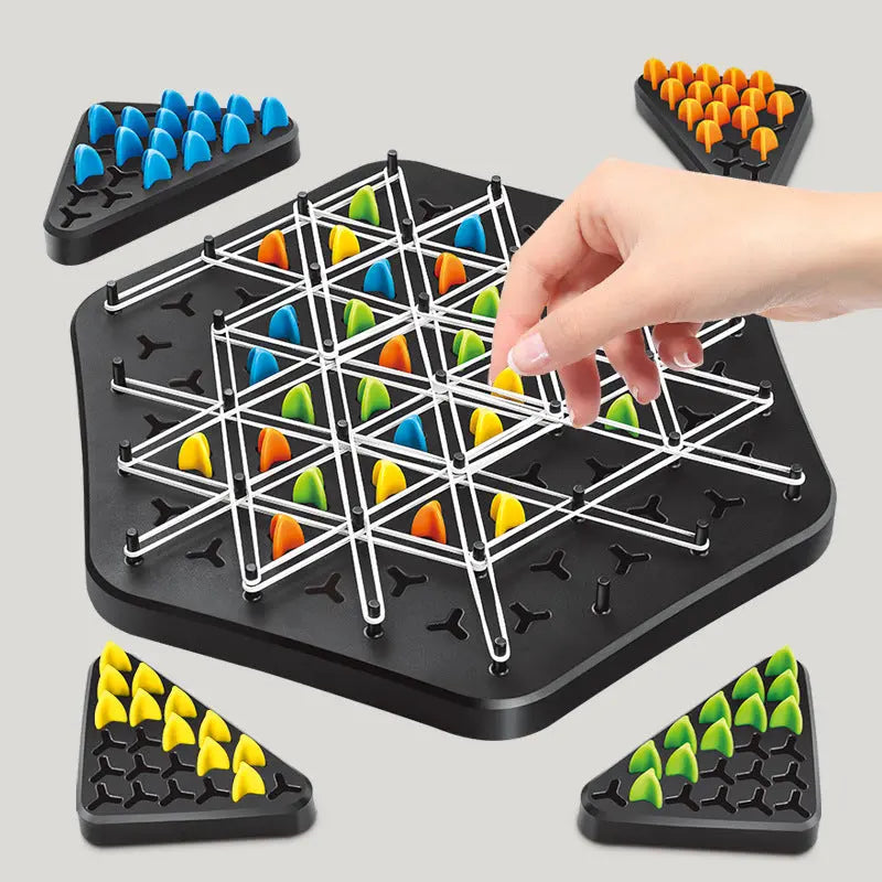 Strategy Board Game Durable ABS Plastic Stackable 2-4 Players