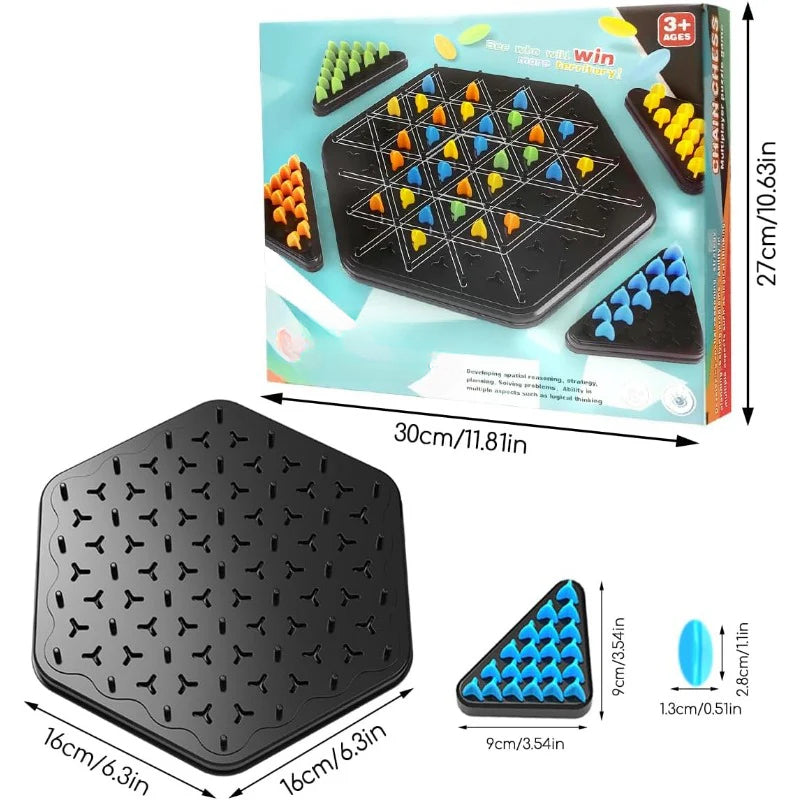 Strategy Board Game Rubber Bands & Pegs