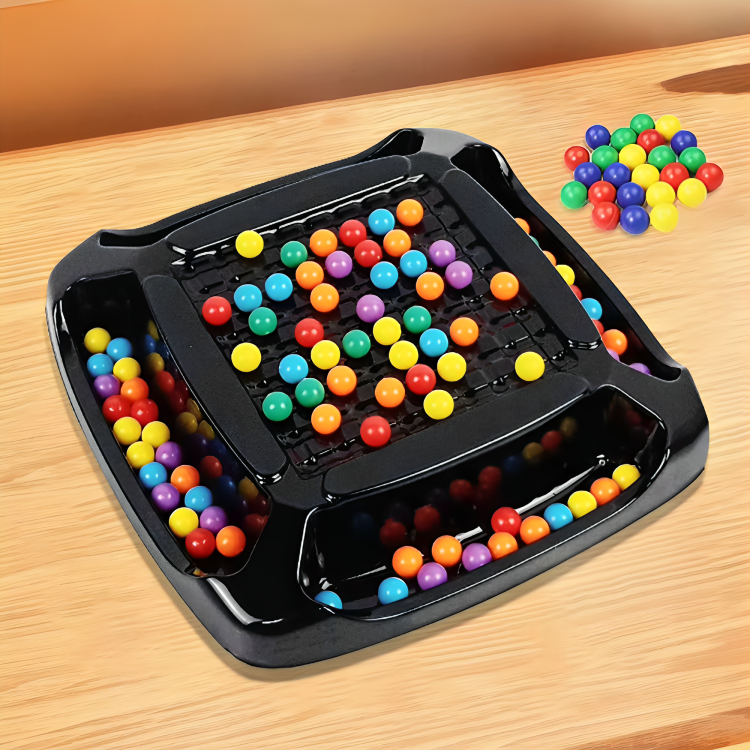 Strategy Game Two-Player Color-Matching With Storage Bag