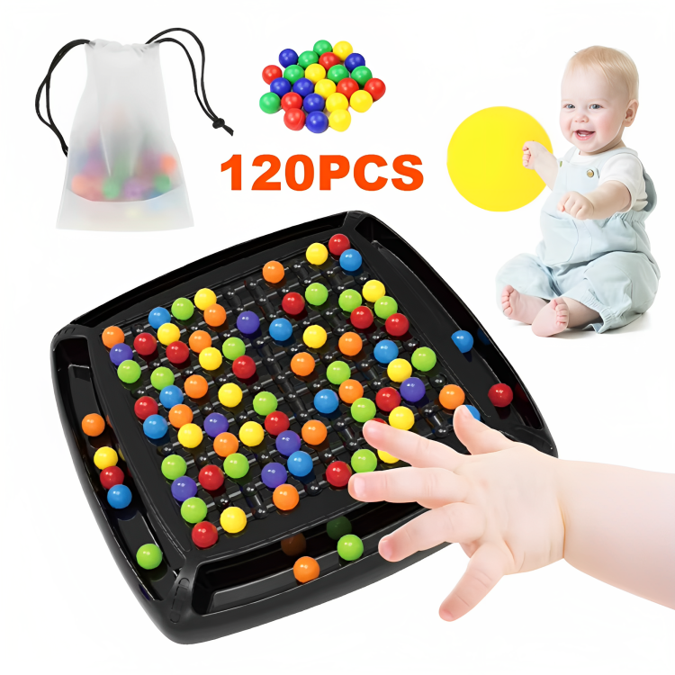 Strategy Game Two-Player Color-Matching With Storage Bag