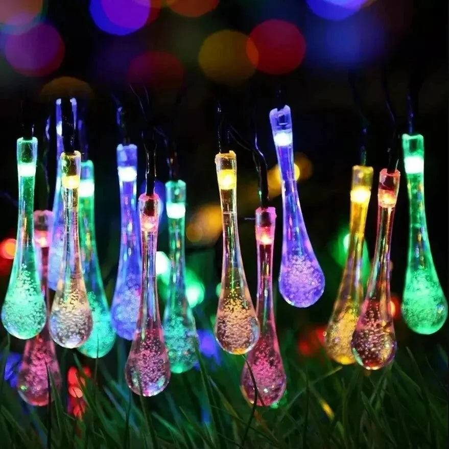 String Lights Solar IP65 Waterproof Auto On/Off