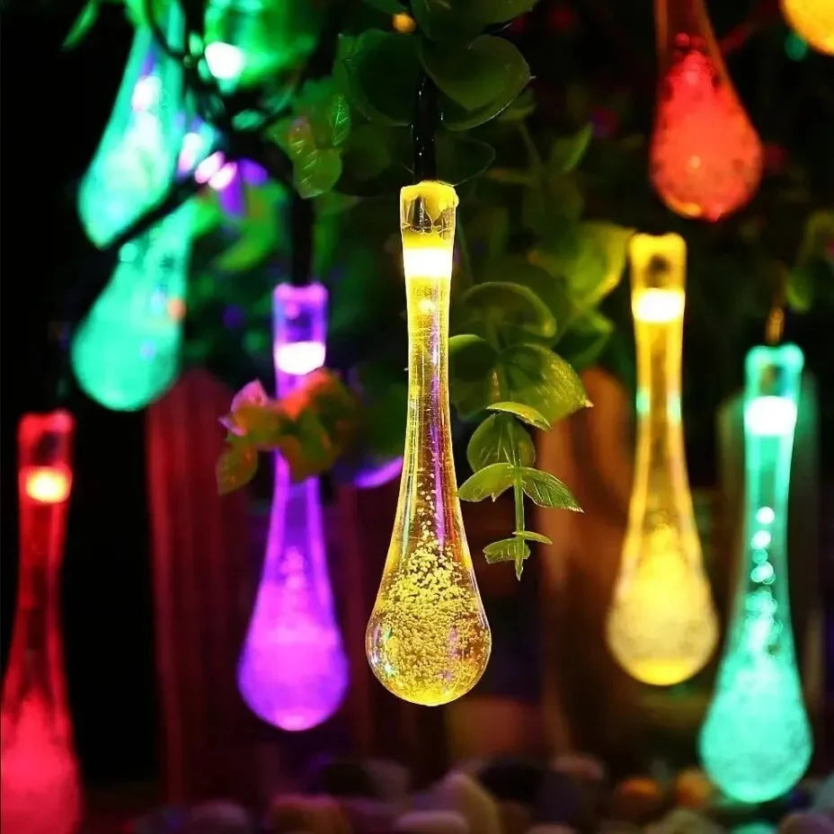 String Lights Solar IP65 Waterproof Auto On/Off