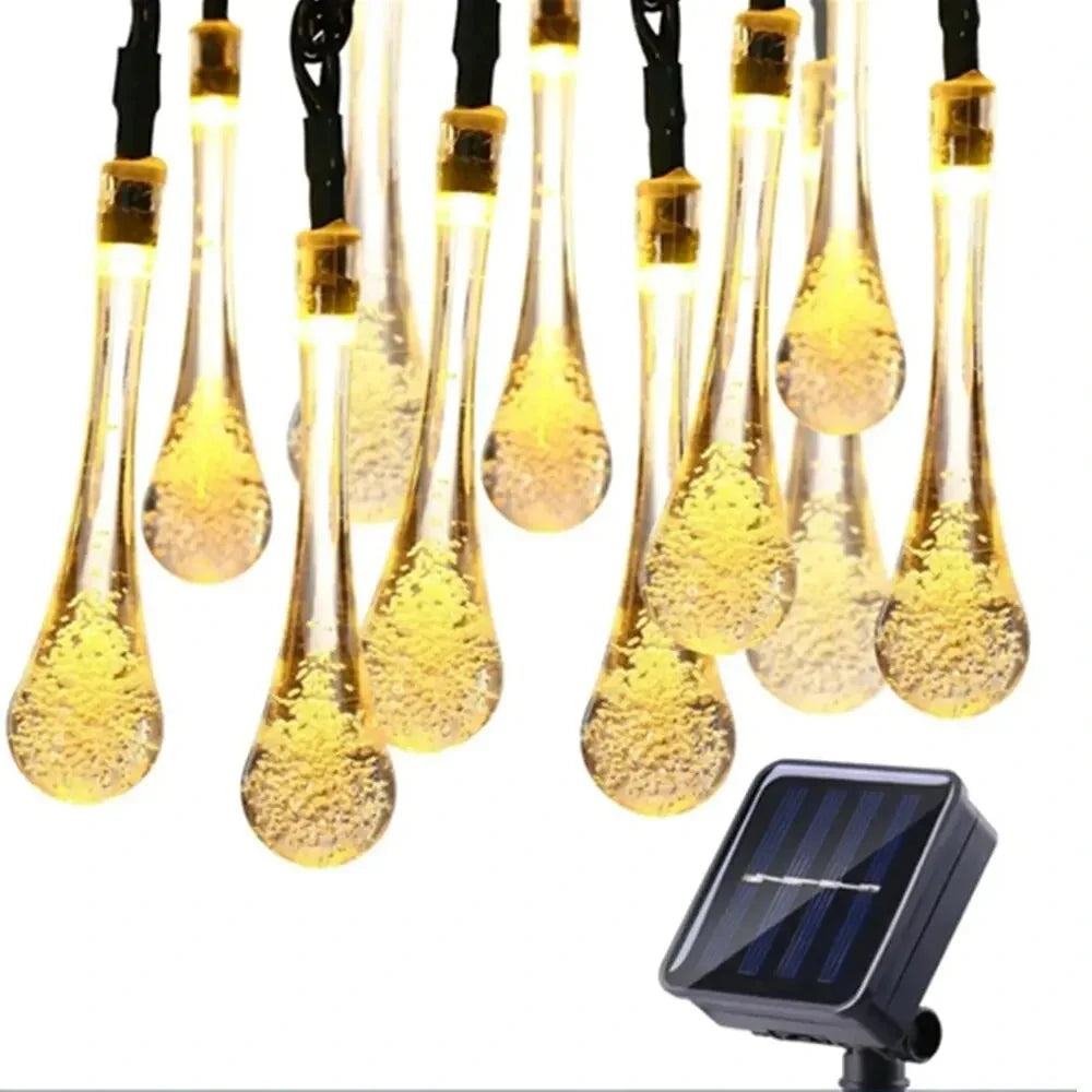 String Lights Solar IP65 Waterproof Auto On/Off