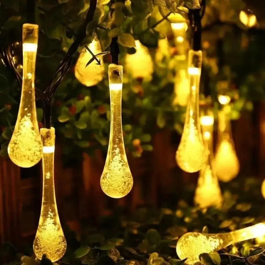 String Lights Solar IP65 Waterproof Auto On/Off