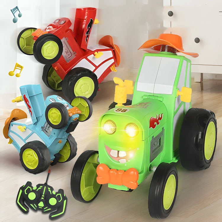 Stunt Car Remote Control USB Rechargeable Lights & Music