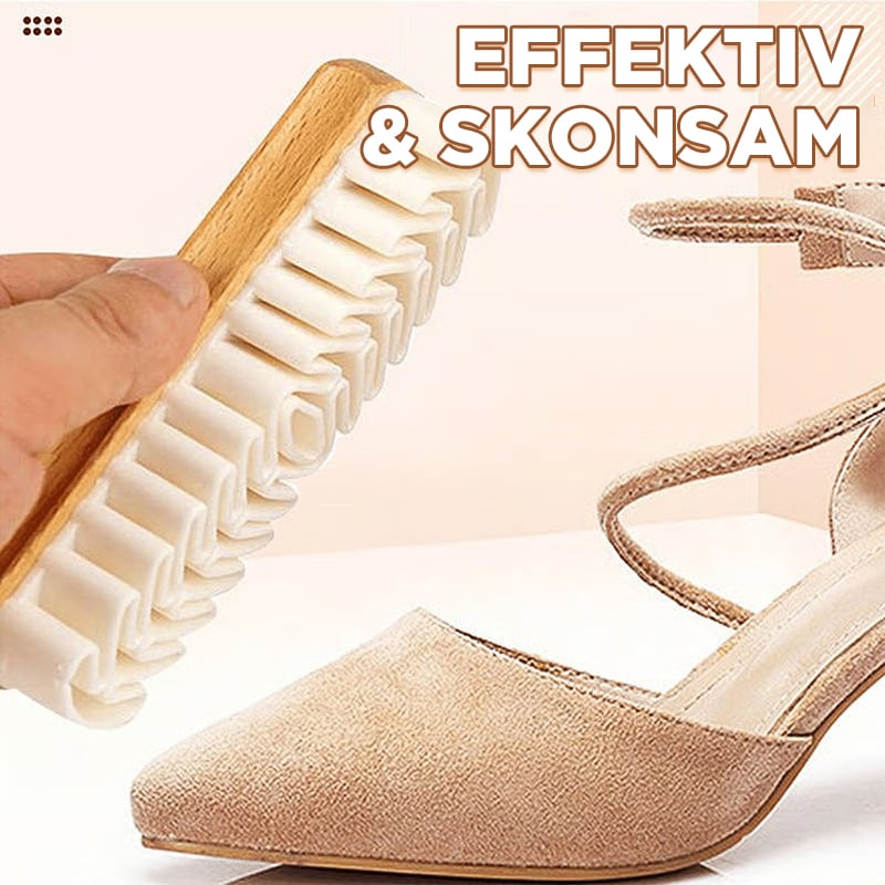 Suede & Nubuck Shoe Brush Soft Rubber Bristles