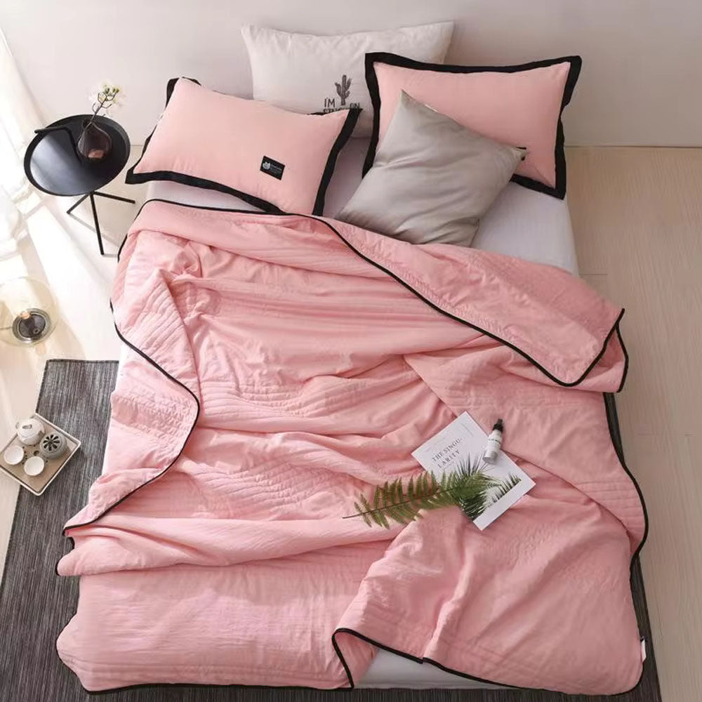 Summer Blanket Cotton-Bamboo Breathable & Ultralight