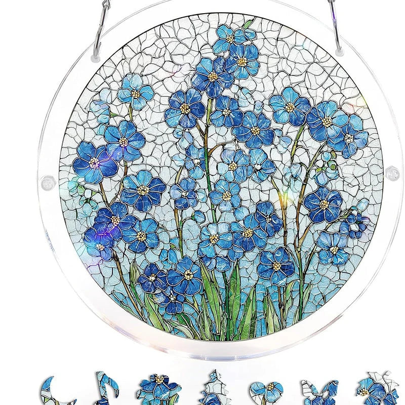 Sun Catcher Mosaic Stained Glass Shatterproof Acrylic & UV-Resistant