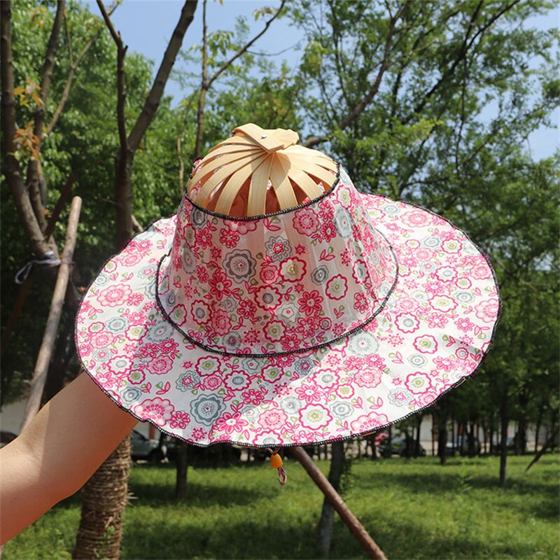 Sun Hat Foldable Bamboo Wide Brim