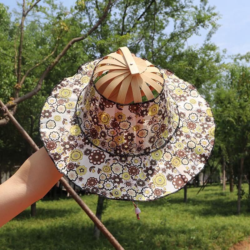 Sun Hat Foldable Built-In Fan UV Protection