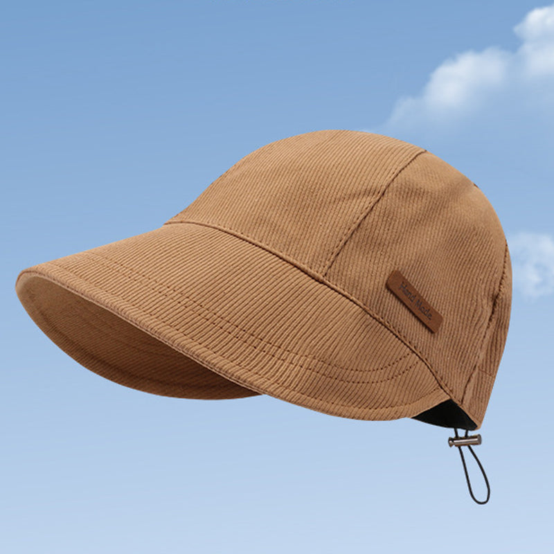 Sun Hat Foldable Wide Brim Water-Repellent Cotton