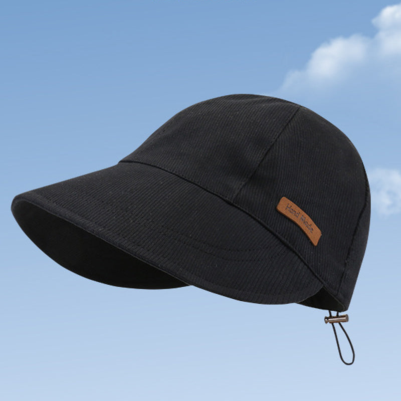Sun Hat Foldable Wide Brim Water-Repellent Cotton