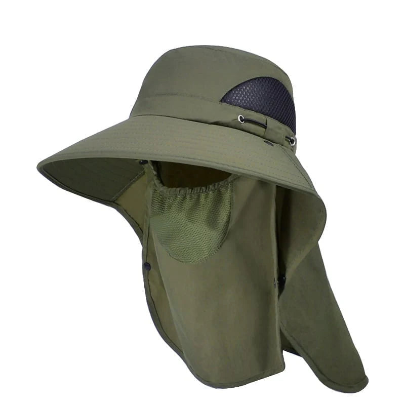 Sun Hat Wide Brim Detachable Neck & Face Shield