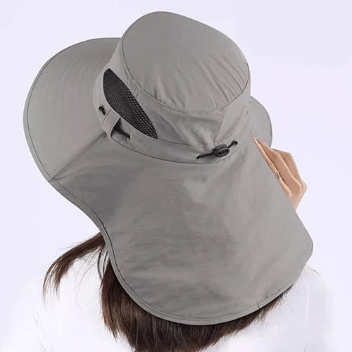Sun Hat Wide Brim Detachable Neck & Face Shield
