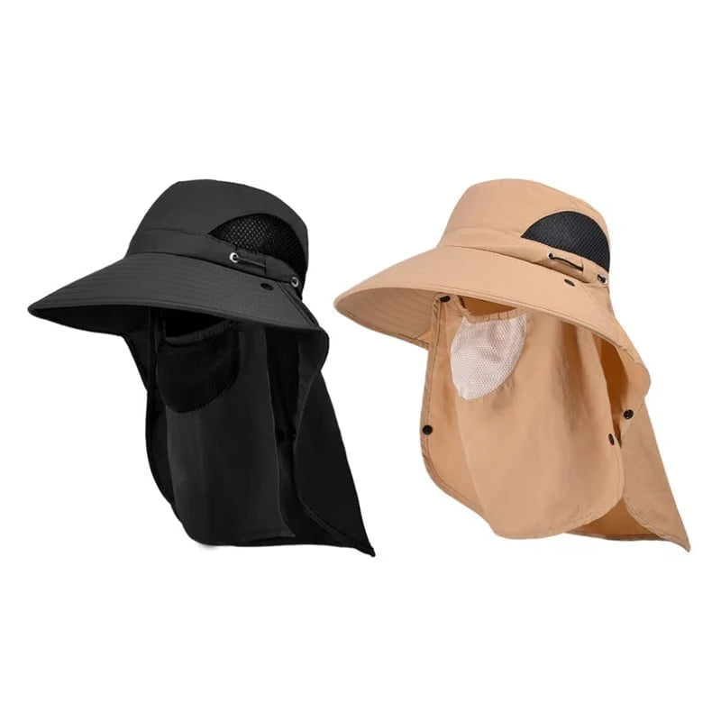 Sun Hat Wide Brim Detachable Neck & Face Shield