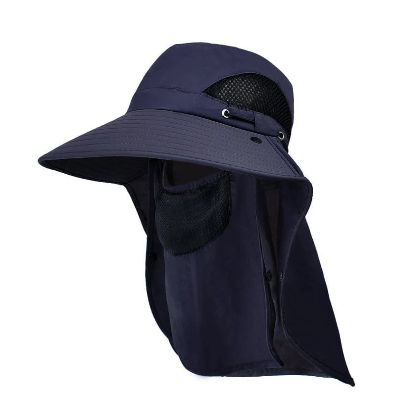 Sun Hat Wide Brim Detachable Neck & Face Shield