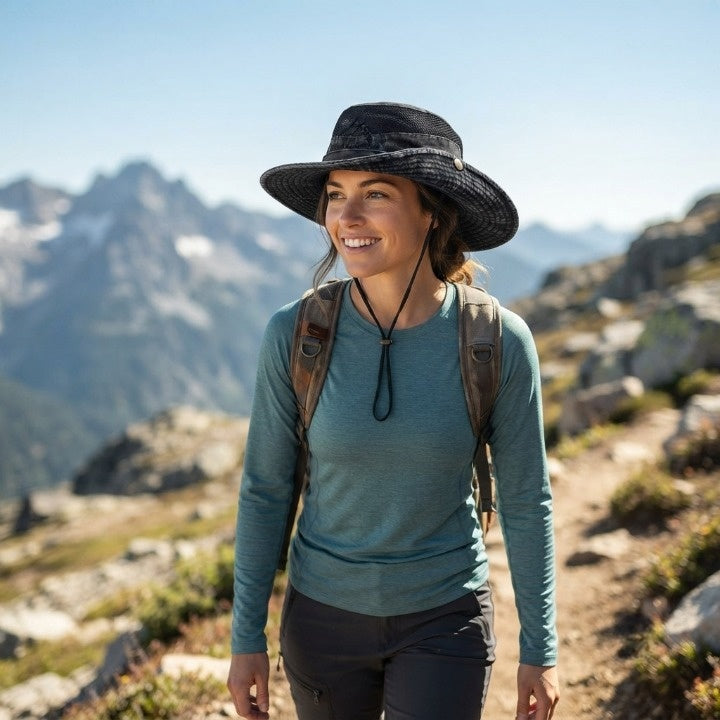 Sun Hat Wide Brim UV Protection & Adjustable Fit