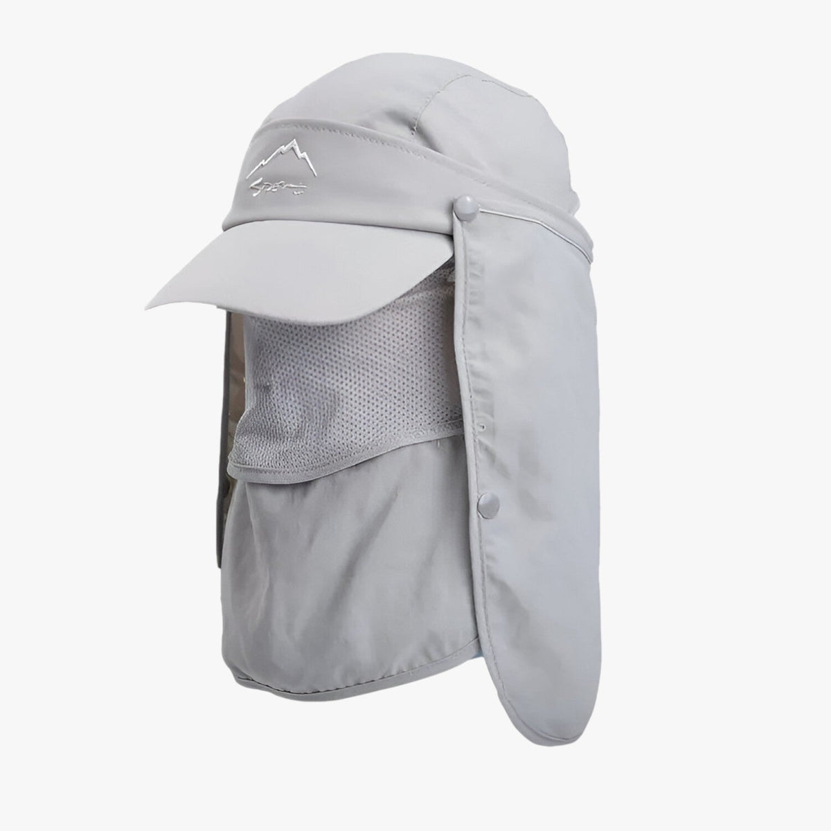 Sun Hat Wide Brim UV Protection Detachable Neck Flap