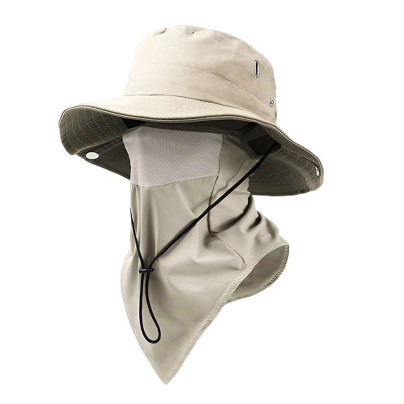 Sun Protection Hat Detachable Face Shield Cooling Mesh Ventilation