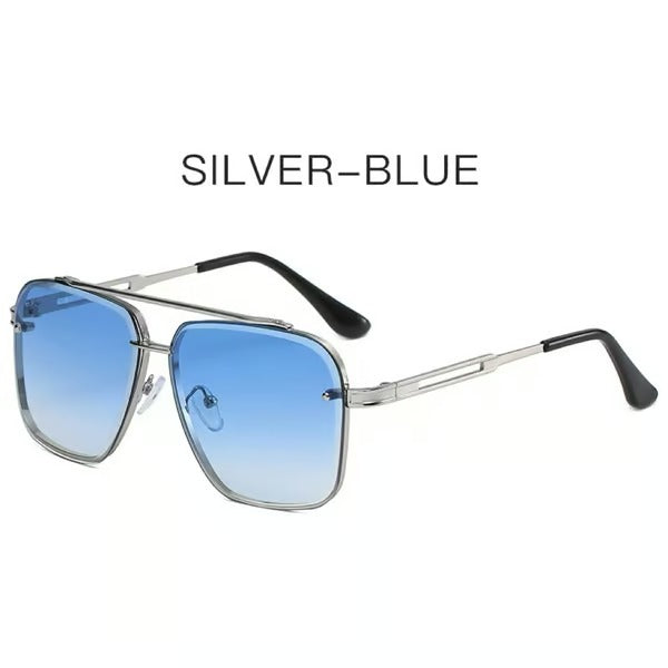 Sunglasses Oversized Retro Metal UV400 Protection