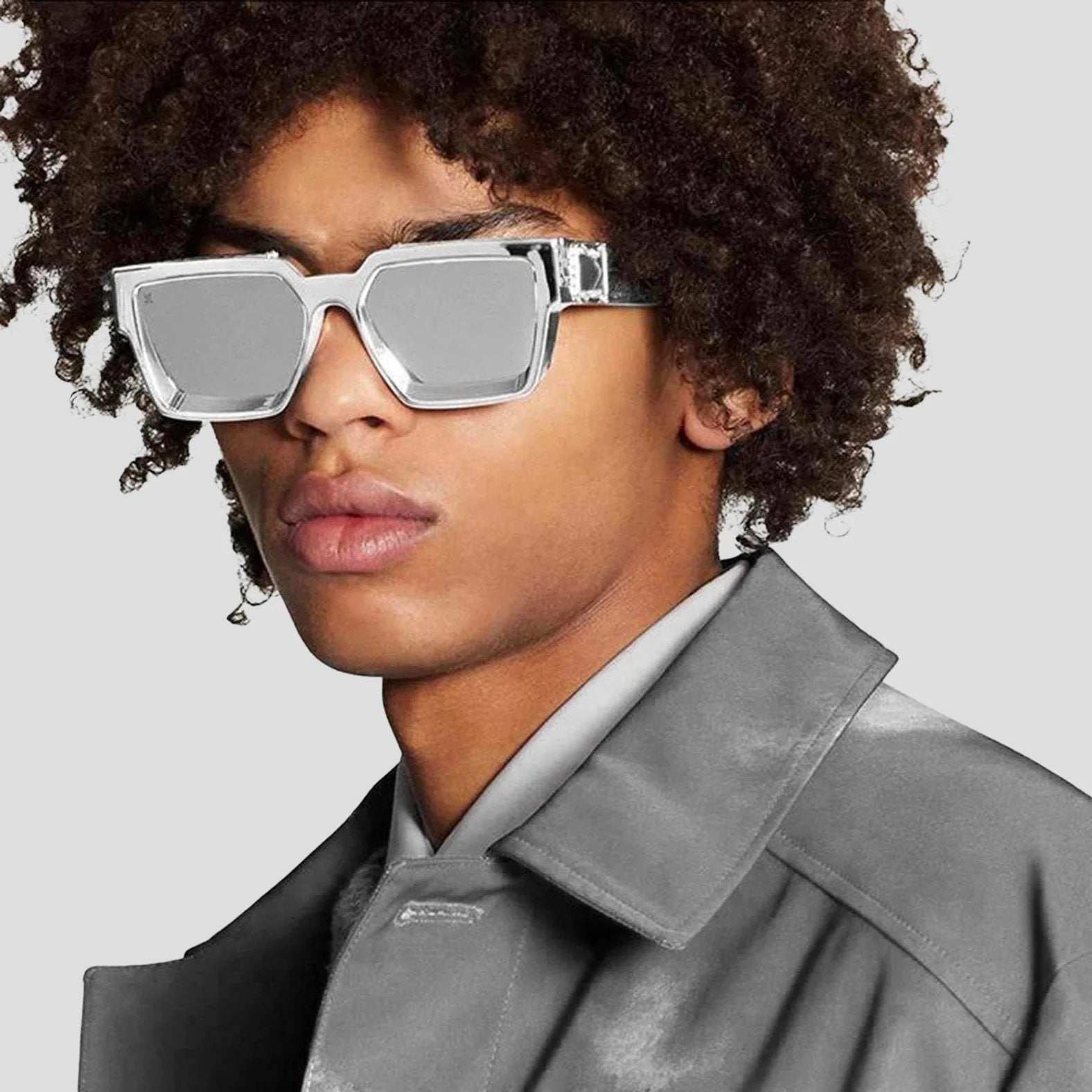 Sunglasses Oversized Square Frame Polarized Lenses
