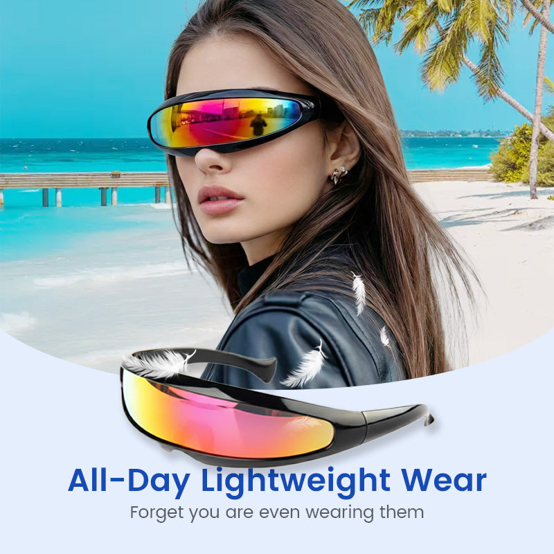 Sunglasses Panoramic Single Lens Ultralight Sun Protection