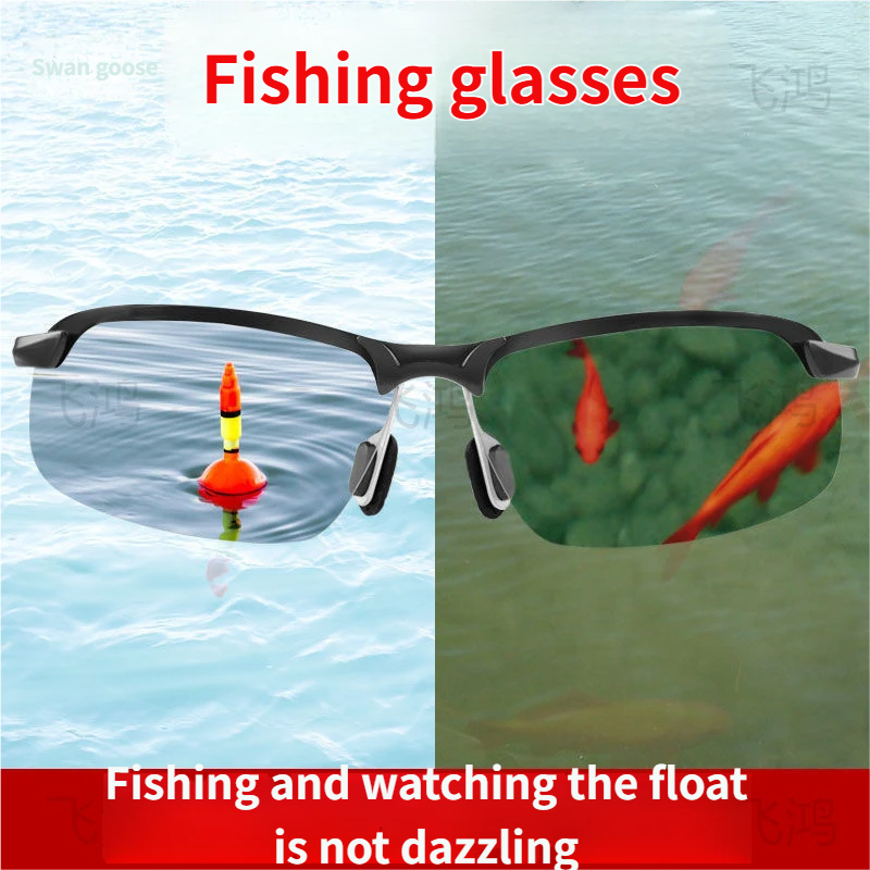 Sunglasses Polarized Adaptive Tint Lightweight Wrap Frame