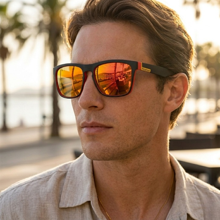 Sunglasses Polarized HD Lenses UV400 Protection Lightweight Frame