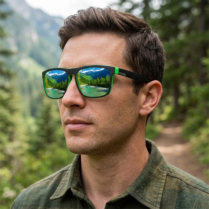Sunglasses Polarized HD Lenses UV400 Protection Lightweight Frame