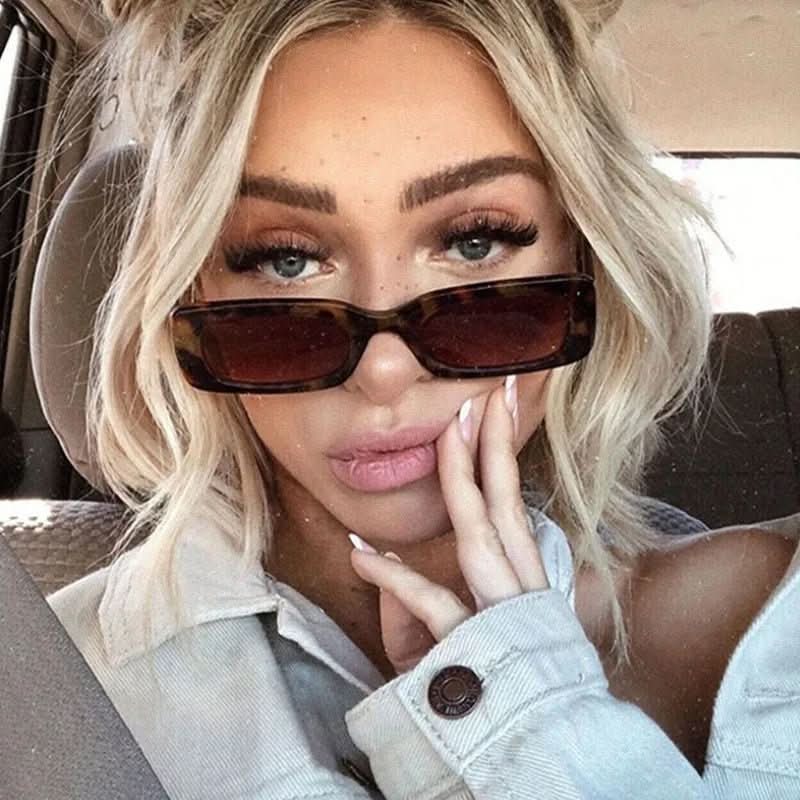 Sunglasses Rectangular Retro UV400 & Anti-Glare