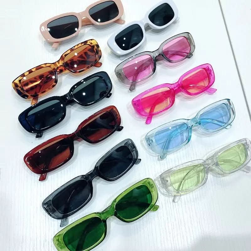 Sunglasses Rectangular Retro UV400 & Anti-Glare
