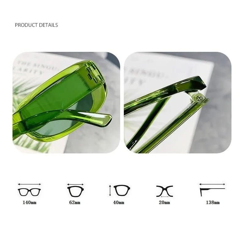 Sunglasses Rectangular Retro UV400 & Anti-Glare