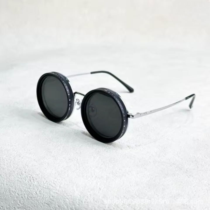 Sunglasses Retro Round Lenses UV400 Lightweight
